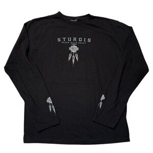 Sturgis Harley Davidson 2002 Black Long‎ Sleeve Tee